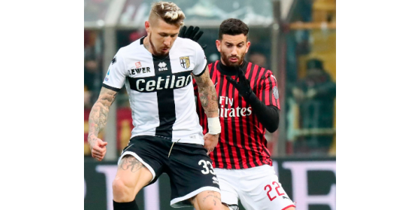 Vitória fora de casa do Milan por 1-0 sobre o Parma Calcio 1913